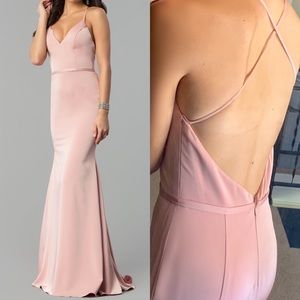Open-Back JVN by Jovani Long Prom Dress